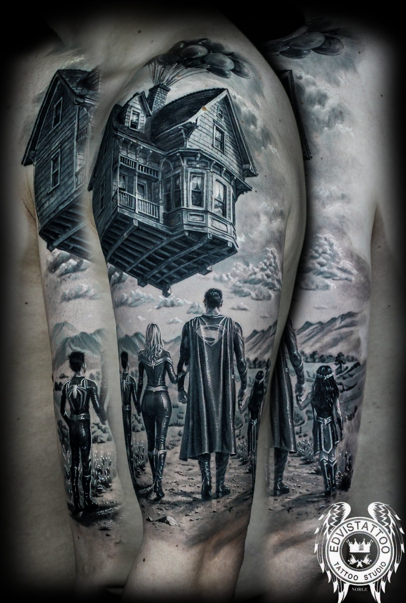 Liten personlig tattoo utført av Edvis Tattoo
